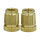 high quality customized knurled brass thread insert nut